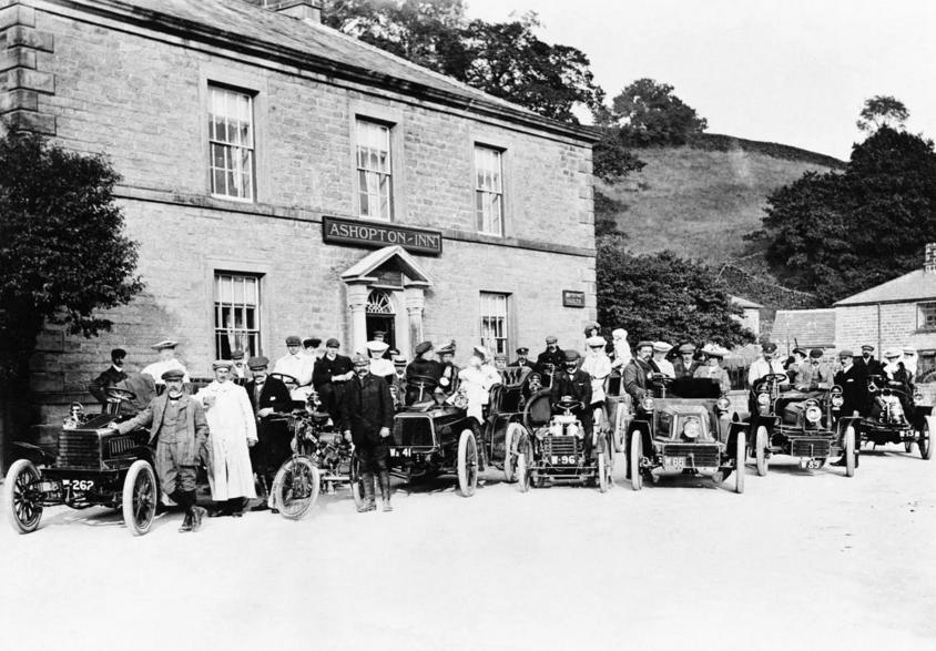 Ashopton Inn, Derwent, Derbyshire in 1904
